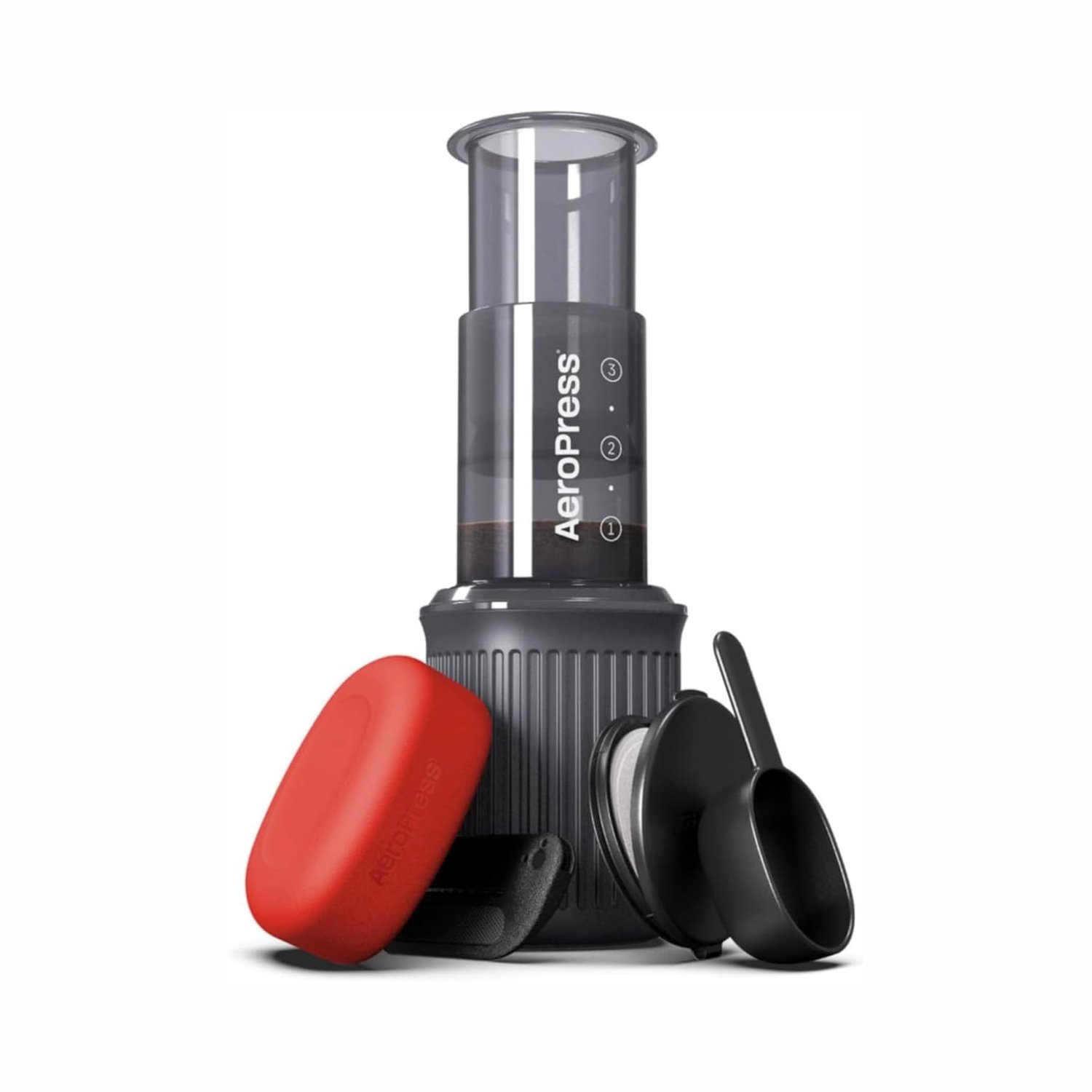 AeroPress Go, Kit Extra Pequeño de Cafetera Portátil, para Viaje
